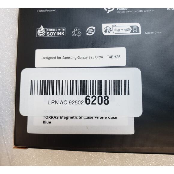 TORRAS Magnetic Shockproof Case For Samsung Galaxy S25 Ultra Blue Frosted Matte - Picture 9 of 9